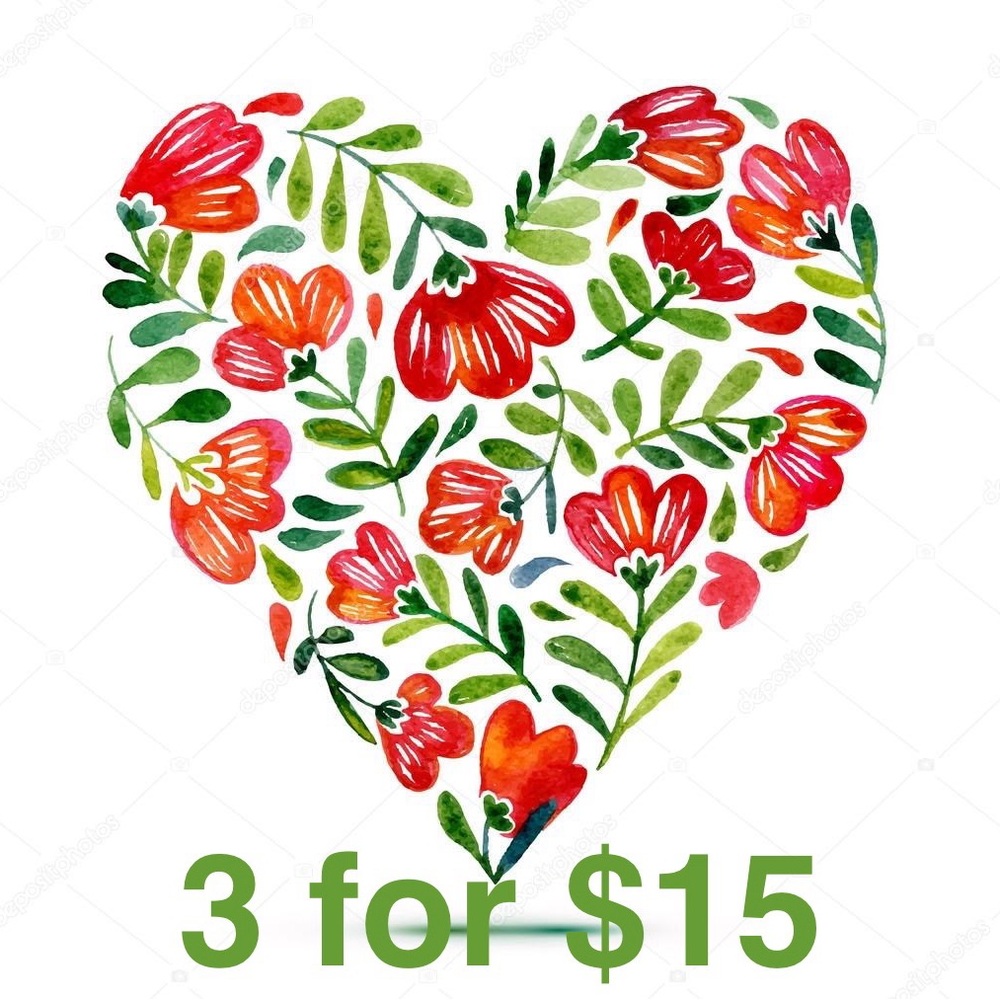 3 for $15 💖 Sale